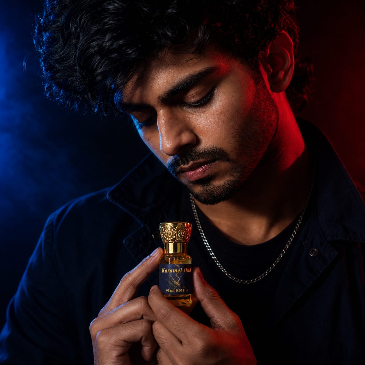 ALY'SIAN Karamel Oud perfume roll-on attar bottle